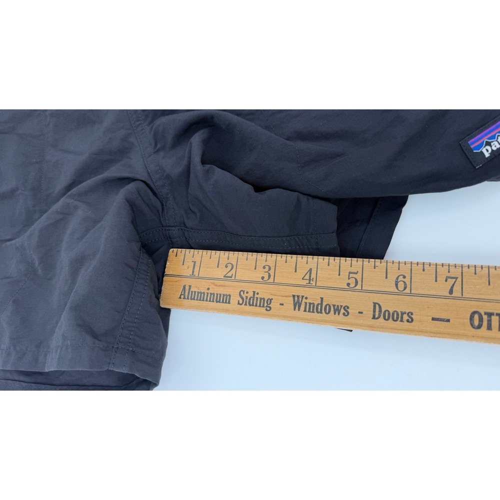 Patagonia Baggies Shorts Mens Small Black NetPlus Recycled Nylon 5 Inch Inseam - Picture 6 of 9